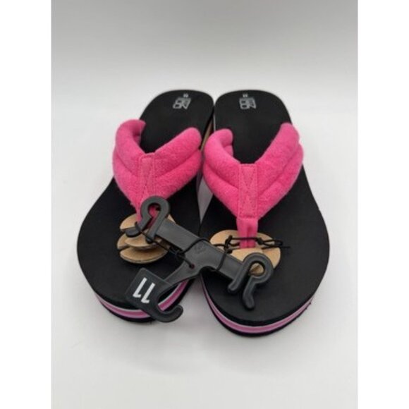 No Boundaries Rainbow Pink Platform Flat Slip Women's Sz 11 available NEW - Picture 3 of 5